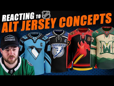 Reacting to NHL Alt Jersey Concepts! Crazy Rebrands!