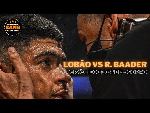 J. Lobão (Bang Muaythai) vs R. Baader (Jaragua Boxing) - Visão do Corner | GoPro | Attack Fight