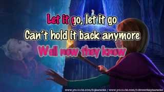 Idina Menzel - Let It Go (from "Frozen") [Lower Key Karaoke / Instrumental]