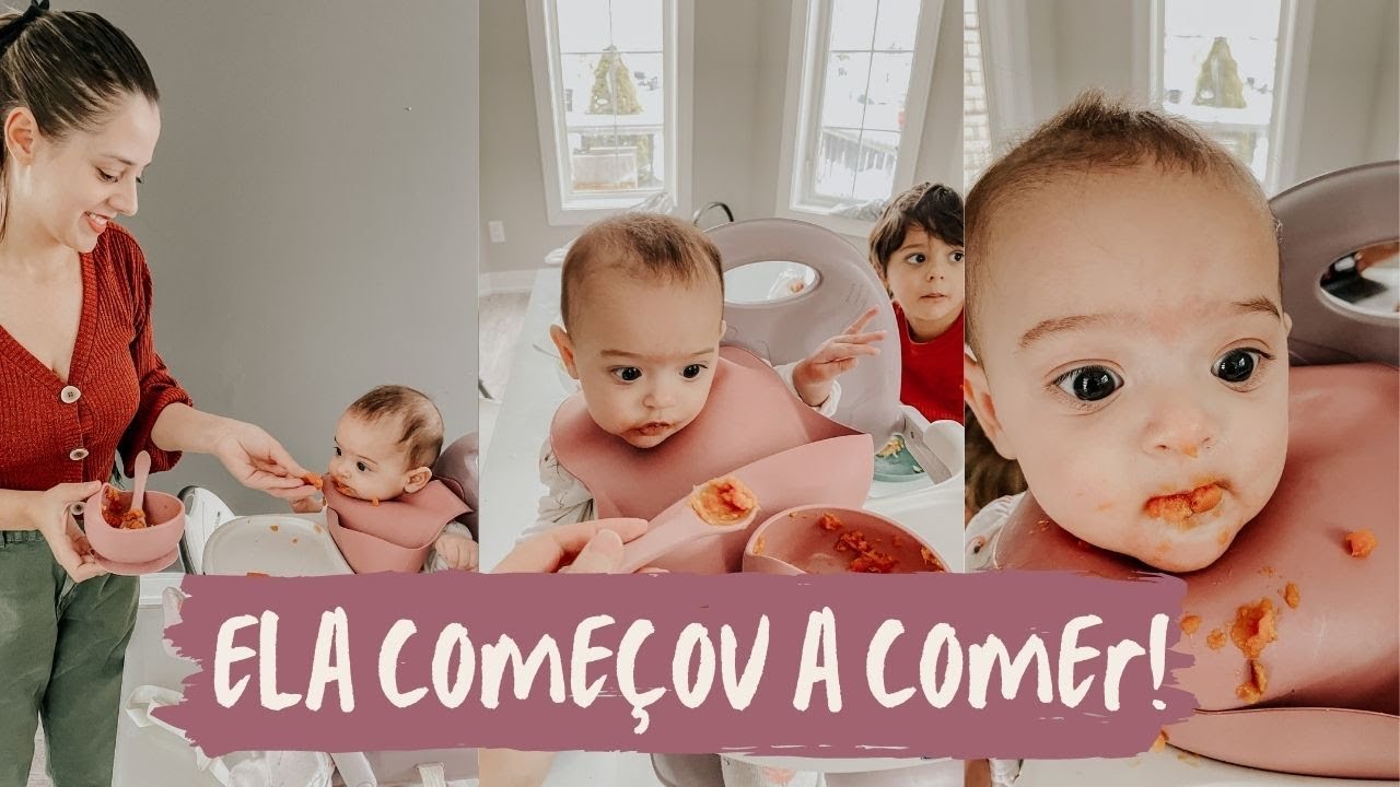 PRIMEIRO DIA DE INTRODUÇÃO ALIMENTAR DA OLIVIA! - todas as minhas dicas para uma IA sem frescuras