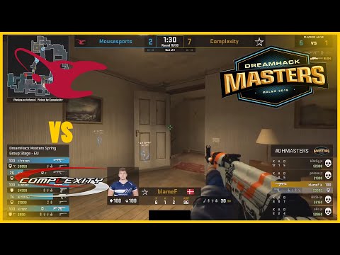 Mousesports vs Complexity - DreamHack Masters - BEST MOMENTS
