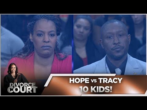 Divorce Court - Hope vs. Tracy: 10 Kids  - Season 14 Episode 90