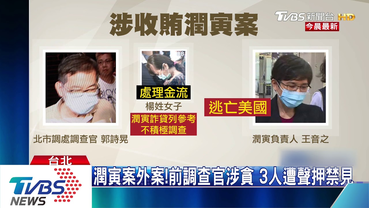 潤寅案外案！前調查官涉貪　3人遭聲押禁見