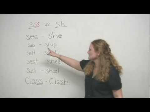 English Pronunciation - S & SH