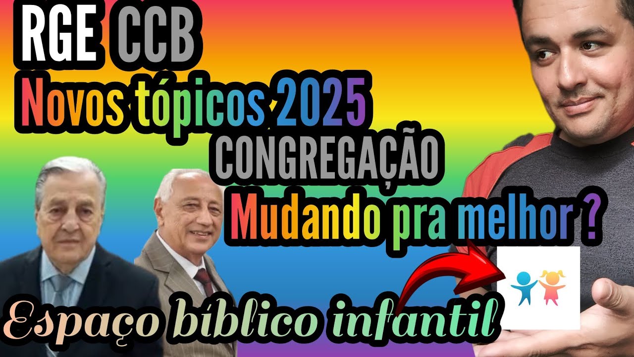 CCB Evoluiu e ENTREGA ESTUDO BÍBLICO INFANTIL NOVA (EBI) ENTRE OUTROS veja sobre #ccb.