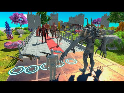 🔥FPS EXTREME SIEGE OF A CASTLE WITH TAME SCOURGE - Animal Revolt Battle Simulator