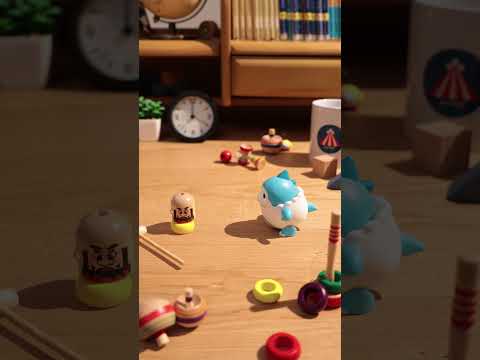 Daruma Drop of Dread | Komadorisaurus #stopmotion #コマ撮り