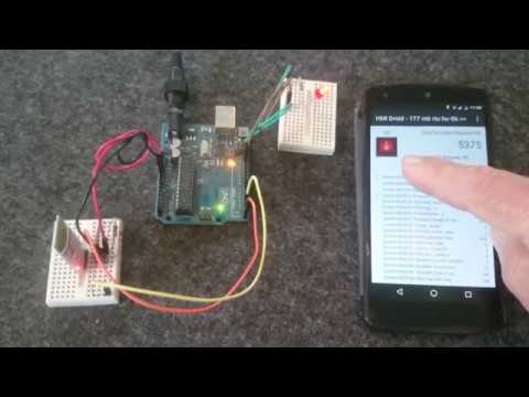 HMI Droid Android app controls Arduino Uno over Modbus RTU and Bluetooth SPP