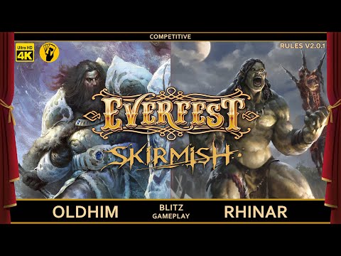 Frozen Meat! Oldhim vs Rhinar. Skirmish Competitive decks - Flesh and Blood TCG