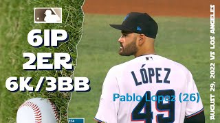 Pablo López | Aug 29, 2022 | MLB highlights