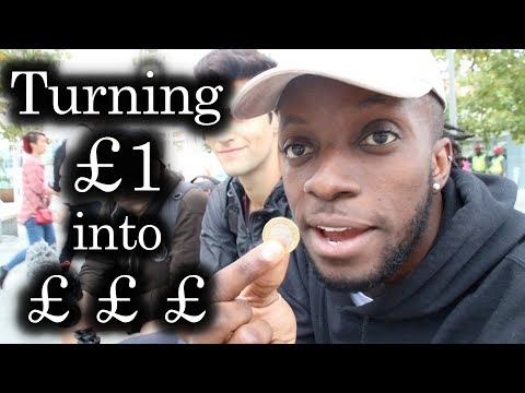 Turning £1 into £££ in London! | Day1