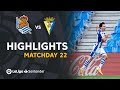 Highlights Real Sociedad vs Cádiz CF (4-1)