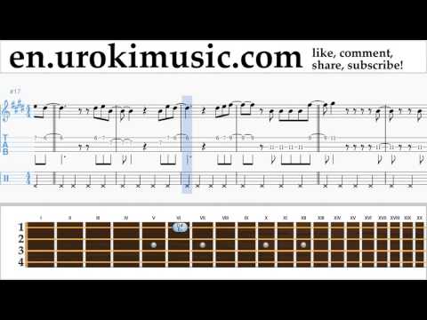 Ukulele lessons Imagine Dragons - Walking the Wire Sheet Music Tutorial Part#2 um-i352