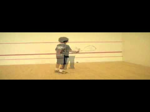 Squash tips and tricks to improve racquet handling using a racquetball
