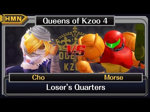 Queens of Kzoo IV Melee Losers Quarters - Cho (Sheik) vs. Morse (Samus)