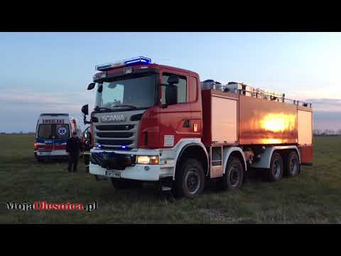 25.11.2018 Oleśnica - śmierć paralotniarza