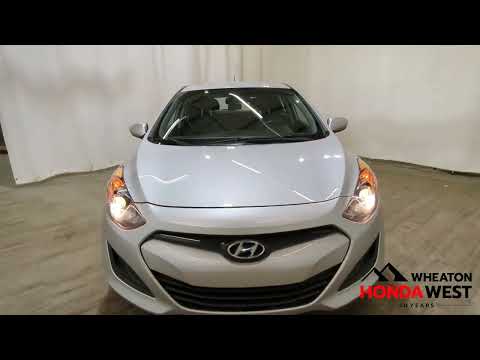 2014 Hyundai Elantra GT 5dr HB Auto GL in Shimmering Silver Metallic for sale at Wheaton Honda West in Calgary, AB