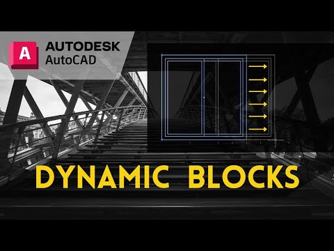How to create Dynamic block with attributes in AutoCAD 2021?