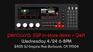 Video thumbnail for Percussa SSP In-Store Demo + Q&A by Perfect Circuit