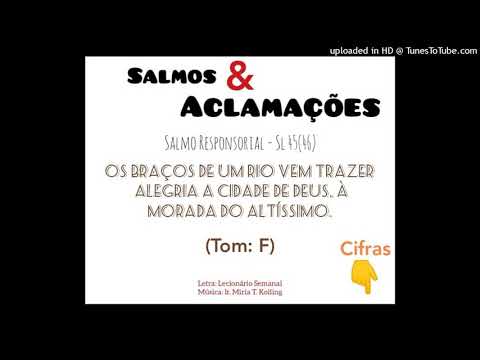 SALMO 45 (46) - OS BRAÇOS DE UM RIO VÊM TRAZER ALEGRIA À CIDADE DE DEUS, À MORADA DO ALTÍSSIMO. (Salmos e Aclamações) - CATÓLICA