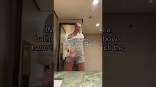 Being tall has its downsides 😝 #tall #tallgirl #talentotiktok #cruise #cruiselife #travelvlog