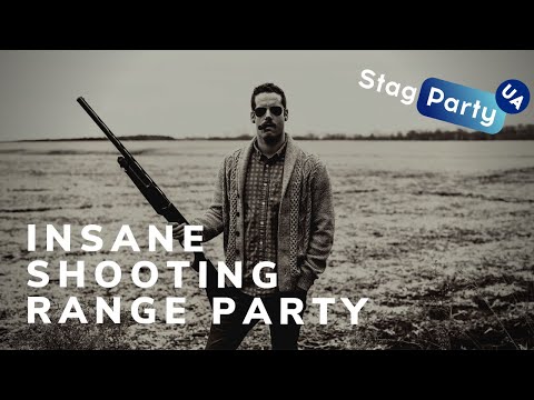 Stag Party at the Shooting range in Kiev | Stag do in Kiev | Stag party in Ukraine