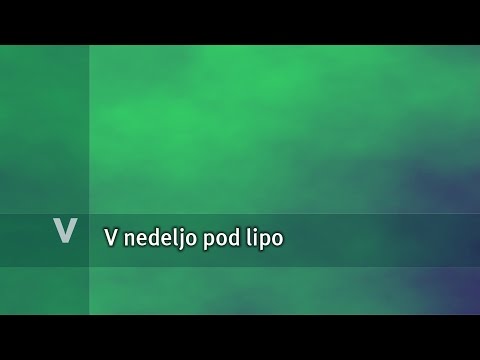 V nedeljo pod lipo 28. 12. 2014