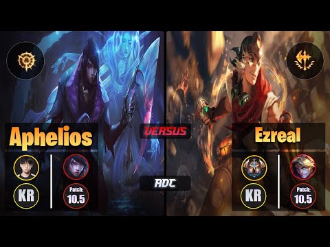 Zenit APHELIOS (ADC) [Press the Attack] VS EZREAL - Challenger KR Patch 10.5