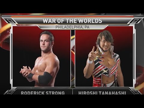 Roderick Strong vs. Hiroshi Tanahashi - ROH/NJPW WAR OF THE WORLDS 2015 | FULL MATCH