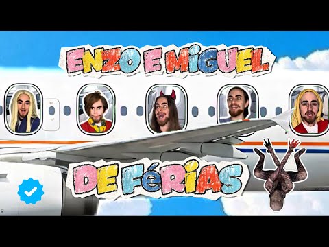 COMPILADO DOS MELHORES VIDEOS DO ENZO E MIGUEL 👹😇✈️-ESPECIAL DE FÉRIAS