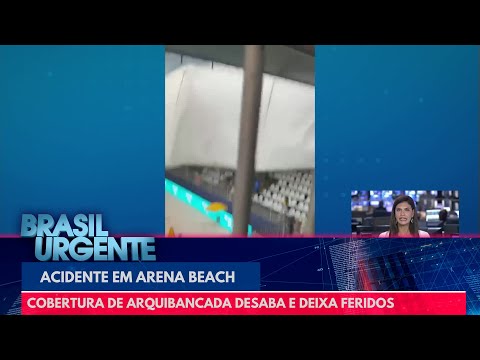 Tenda desaba em campeonato de beach tennis em Ribeirão Preto (SP) | Brasil Urgente