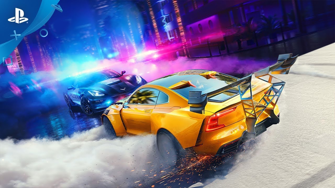 Диск Need For Speed. Heat (Blu-ray) для PS4 video preview