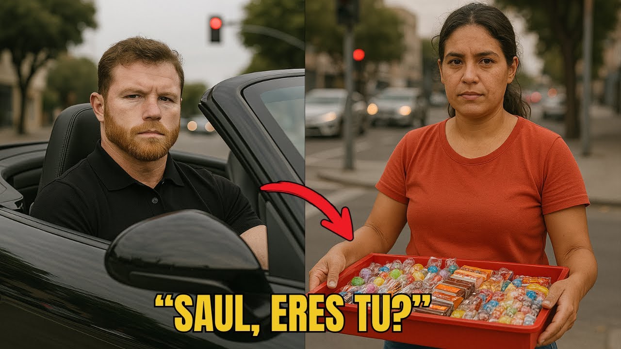 Canelo ve a su primer amor vendiendo dulces en la calle… y su reacción conmueve a todo México