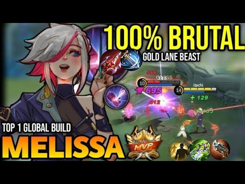 INTENSE BATTLE!!  Melissa Late Game Monster!! - Build Top 1 Global Melissa ~ MLBB