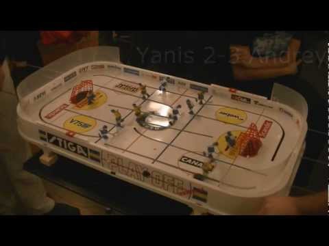 Table Hockey- Swedish Masters 2012- Semi final- Game2- Yanis Galuzo vs Andrey Voskoboynikov- [HD]