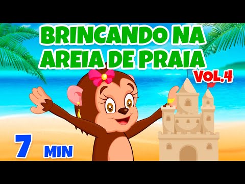 Brincando na Areia de Praia Vol. 4 - Giramille 7 min | Desenho Animado Musical