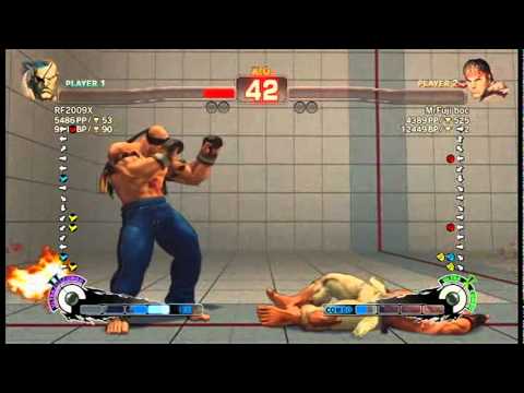 【スパ４】RF2009X[サガット] vs Mrfuji boc[リュウ]