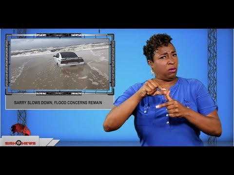 Barry slows down, flood concerns remain (ASL - 7.14.19)