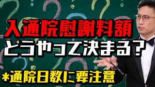 [実況] 入通院慰謝料の決め方とは｜弁護士YouTube法律解説