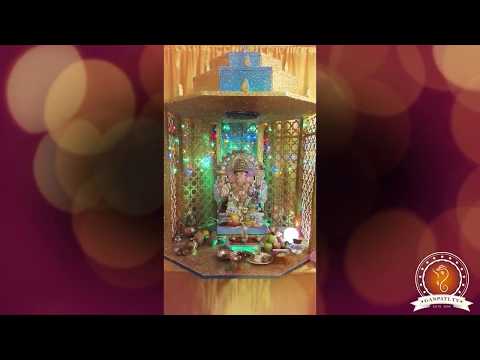 Sachin Desai Home Ganpati Decoration Video