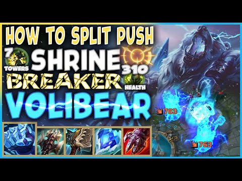 HOW TO SPLIT PUSH | SHRINE👊BREAKER⚡VOLIBEAR🐻