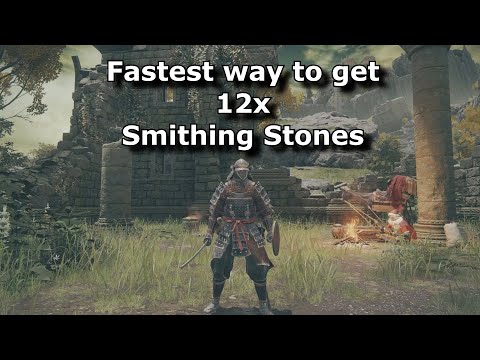 Elden Ring - Fastest way to get 12x Smithing Stones [1] early in the game