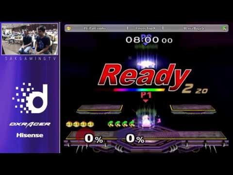 DLMelee Losers Top 8 - PF|PatCombo (Peach) vs ILoveBagelz (Luigi)