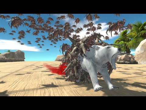 [ Dangerous Forest ] Run Away from SWARM BUG - Animal Revolt Battle Simulator