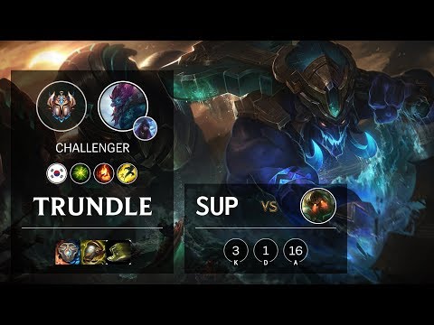 Trundle Support vs Nautilus - KR Challenger Patch 10.3