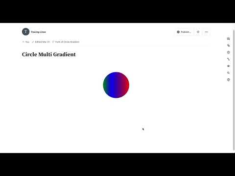 Circle Multi-Color Gradient // D3