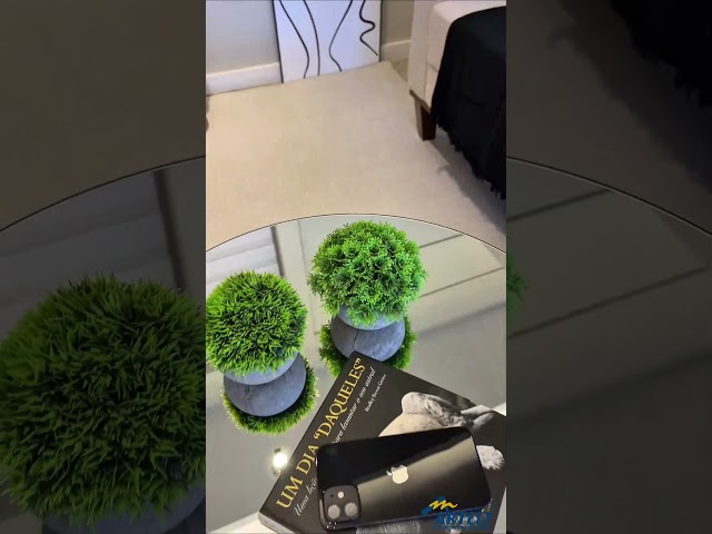 Mesa de Centro Espanha com Espelho Off White - Artely