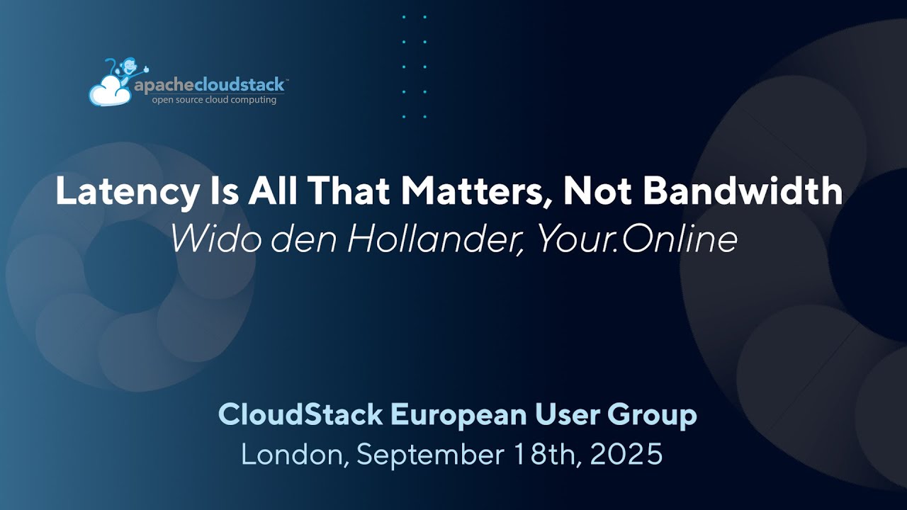Latency Is All That Matters, Not Bandwidth | CSEUG 2025, Autumn Edition