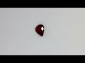 Ruby, drop cut, 0.77 ct Video 1