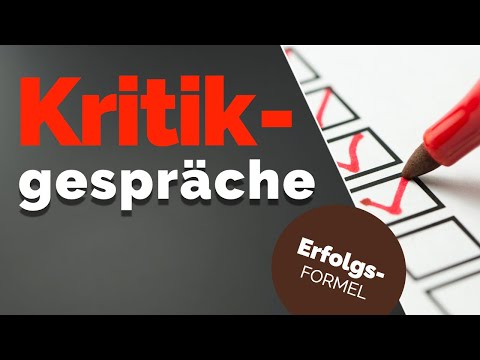 Mitarbeitergespräche - Erfolgs-FORMEL für Kritikgespräche